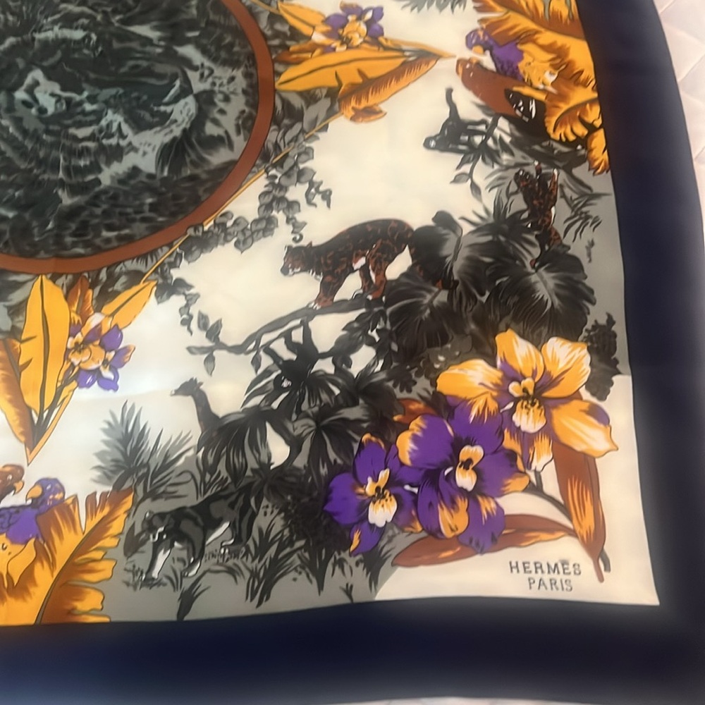 Fashions Floral Silk Scarf - Picture 3 of 4